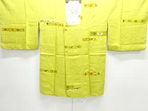 横段に抽象模様道行コート